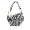 Dior Mini Oblique Canvas Saddle Bag Secondhand