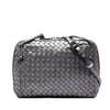 Bottega Veneta Metallic Nappa Intrecciato Nodini Crossbody Secondhand