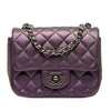 Chanel Mini Square Classic Iridescent Lambskin Single Flap Secondhand