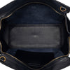 Saint Laurent Small Suede Trimmed Calfskin Downtown Cabas Satchel Secondhand