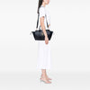 Saint Laurent Small Suede Trimmed Calfskin Downtown Cabas Satchel Secondhand
