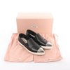 Secondhand Miu Miu Leather Slip-on in Black 5S9010, Size 38.5 EU
