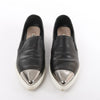 Secondhand Miu Miu Leather Slip-on in Black 5S9010, Size 38.5 EU