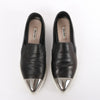 Secondhand Miu Miu Leather Slip-on in Black 5S9010, Size 38.5 EU