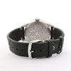 Montblanc Geosphere 119286 BBGJ3HDQ3 SS x Leather AT Watch with Black Dial Secondhand