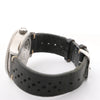Montblanc Geosphere 119286 BBGJ3HDQ3 SS x Leather AT Watch with Black Dial Secondhand