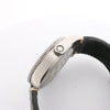 Montblanc Geosphere 119286 BBGJ3HDQ3 SS x Leather AT Watch with Black Dial Secondhand