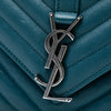 Saint Laurent Medium Quilted Chevron Sheepskin College Satchel Secondhand