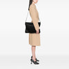 Prada Vitello Daino Trimmed Tessuto Zip Top Crossbody Secondhand