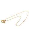 Dior Gold Plated CD Logo Pendant Necklace Secondhand