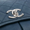 Chanel Large Quilted Nubuck Natural Beauty Split Pocket Flap Secondhand