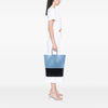 Celine Bicolor Leather Vertical Cabas Tote Secondhand