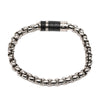 Louis Vuitton Silver Plated Monogram Eclipse Chain Bracelet Secondhand