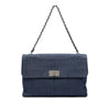 Chanel Chocolate Bar Denim Reissue 2.55 Flap Secondhand