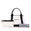 Balenciaga Canvas Navy Cabas Tote S Secondhand