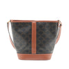 Celine Small Triomphe Coated Canvas Bucket Bag Secondhand