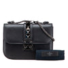 Valentino Small Leather Rockstud Glam Lock Crossbody Secondhand