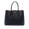 Prada Medium Saffiano Cuir Double Satchel Secondhand
