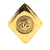 Secondhand Chanel Gold Plated CC Rhombus Brooch