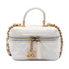 Chanel Mini Caviar Chain Zip Around Vanity Case Secondhand