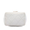 Chanel Mini Caviar Chain Zip Around Vanity Case Secondhand