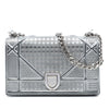 Dior Mini Metallic Patent Microcannage Diorama Flap Secondhand