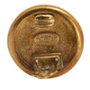 Chanel Gold Plated Round Button Clip On Earrings Secondhand