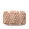 Fendi Small Zucchino Canvas Forever Bauletto Boston Bag Secondhand