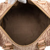 Fendi Small Zucchino Canvas Forever Bauletto Boston Bag Secondhand