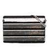 Prada Sequin Embellished Baia Chain Flap Secondhand