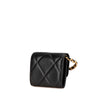 Chanel Quilted Lambskin Chanel 19 Card Holder On Chain Secondhand