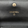 Chanel Quilted Lambskin Chanel 19 Card Holder On Chain Secondhand