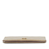 Chanel Quilted Metallic Aged Calfskin Palette Yen Bifold Long Wallet Secondhand