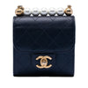 Chanel Mini Goatskin Chic Pearls Clutch On Chain Secondhand