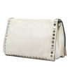 Prada Glace Calfskin Studded Etiquette Flap Secondhand