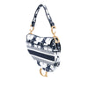 Secondhand Dior Embroidered Canvas Stars Saddle Bag