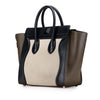 Celine Mini Tricolor Calfskin Luggage Tote Secondhand
