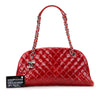 Secondhand Chanel Large Glazed Calfskin Mademoiselle Bowling Bag