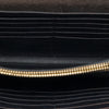 Saint Laurent Metallic Grain De Poudre Matelasse Chevron Monogram Chain Wallet Secondhand