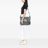 Burberry Glitter Smoke Check Canvas Check Satchel Secondhand