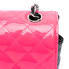 Chanel Mini Rectangular Classic Bicolor Patent Single Flap Secondhand