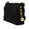 Secondhand Chanel CC Diamond Quilted Suede Crossbody