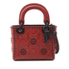 Dior Mini Embossed Calfskin Cannage Studded Flower Lady Dior Secondhand