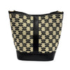 Celine Small Triomphe Embroidered Canvas Bucket Bag Secondhand