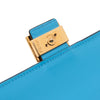 Fendi Sarah Coleman Micro FF Embossed Calfskin Fish Eye Vertigo Wallet On Chain Secondhand