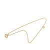 Dior Gold Plated CD Logo Pendant Necklace Secondhand