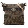 Fendi Zucca Canvas Selleria Crossbody Secondhand