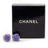 Chanel Resin Camellia Earrings Secondhand