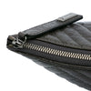 Chanel Large CC Distressed Quilted Patent Chevron Crossing O Case Secondhand