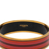 Hermès Wide Printed Enamel Bangle 65 Secondhand